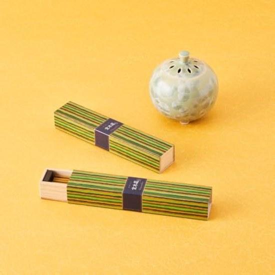 Nippon Kodo Kayuragi Kinmokusei Stick 40 Pieces Incense Holder White 1 Piece (x 1)