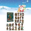 Kerst Adventskalender Met Bigfoot Monster Acryl Feestdecoratie Voor Party Cadeaus
