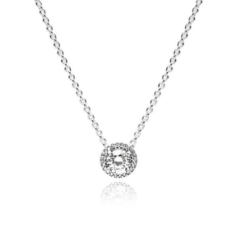 Pandora 396240CZ Classic Elegance Silver Necklace