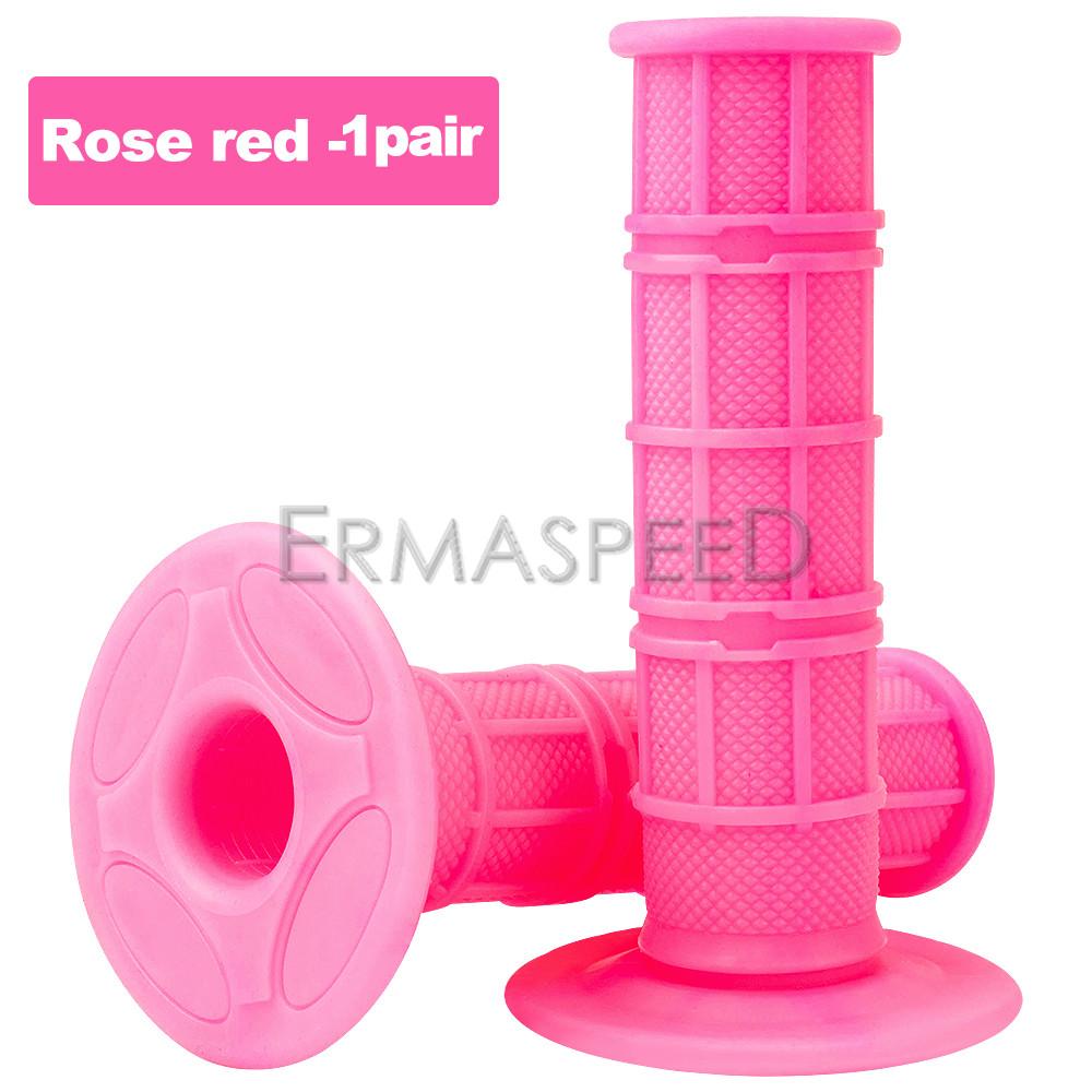 7/8"; 22mm 25mm Motorcycle Hand Grips Non-slip Rubber Bar End Handlebar Throttle Grips Universal Sport Dirt Bike Motocross