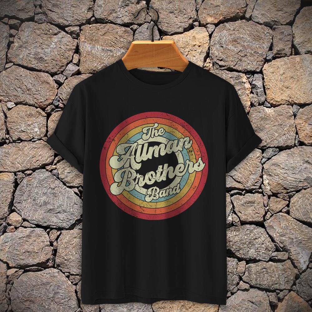 Retro The Allman Brothers Band T-shirt Duane Gregg Dickey Betts Whipping Post XL