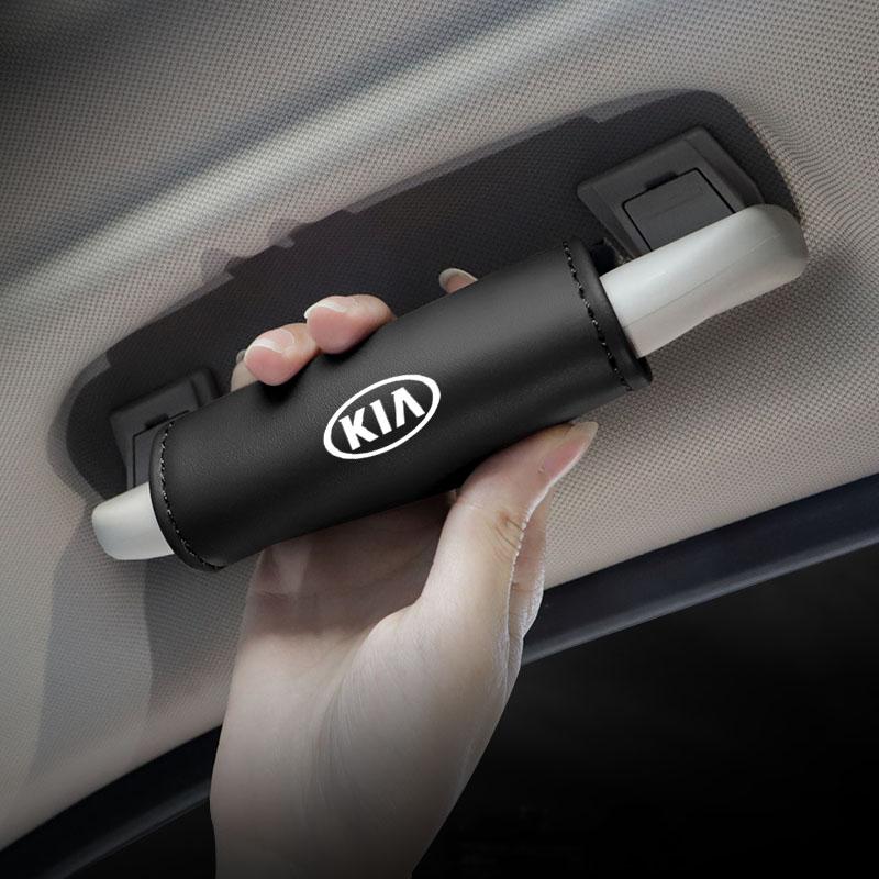 Car PU Leather Roof Handle Anti-Scratch Protector Mat For Kia Morning Picanto Rio Stonic Sportage Ceed Optima Forte 5 3 4 K7 K5