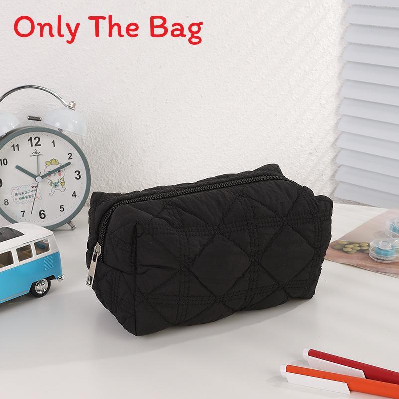 Minimalist Polyester Pencil Case With Large Capacity For Students And Office Use