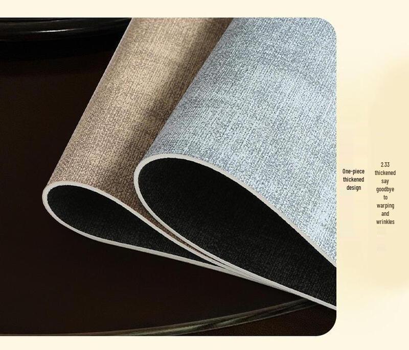 Han Qian Fan-Shaped Reversible Leather Placemat