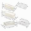 Clear Fruit Storage Container Airtight with Lid Pasta Storage Container Rectangular Large Capacity Meal Prep Lunch Box Meal Prep