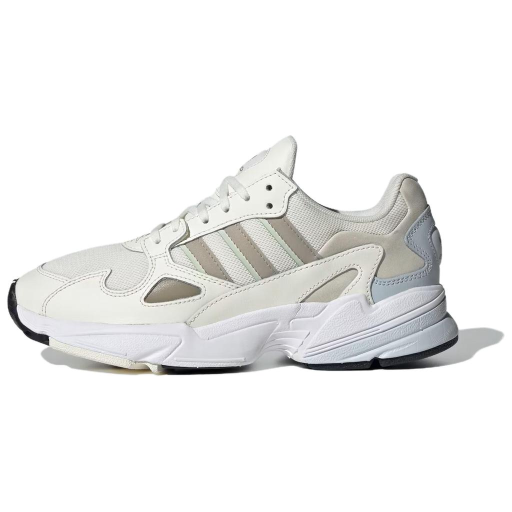 Adidas Originals Falcon Slip Resistant Abrasion Resistant Low top Running Shoes Unisex White Gray IF7056
