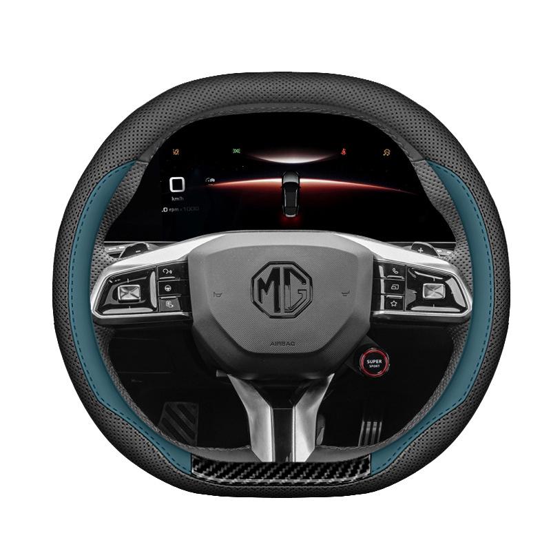 MG 3SW, 4EV, 5, 6, 7, ZS & Scorpio Nappa Leather Steering Wheel Cover