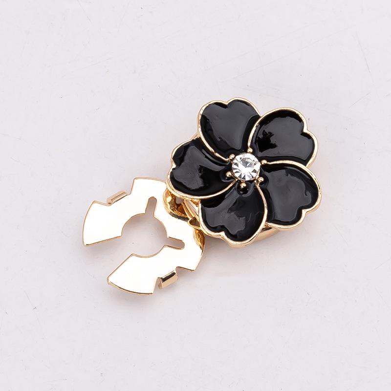 Botões de Punho e Botões de Colarinho Decorativos com Strass Coloridos