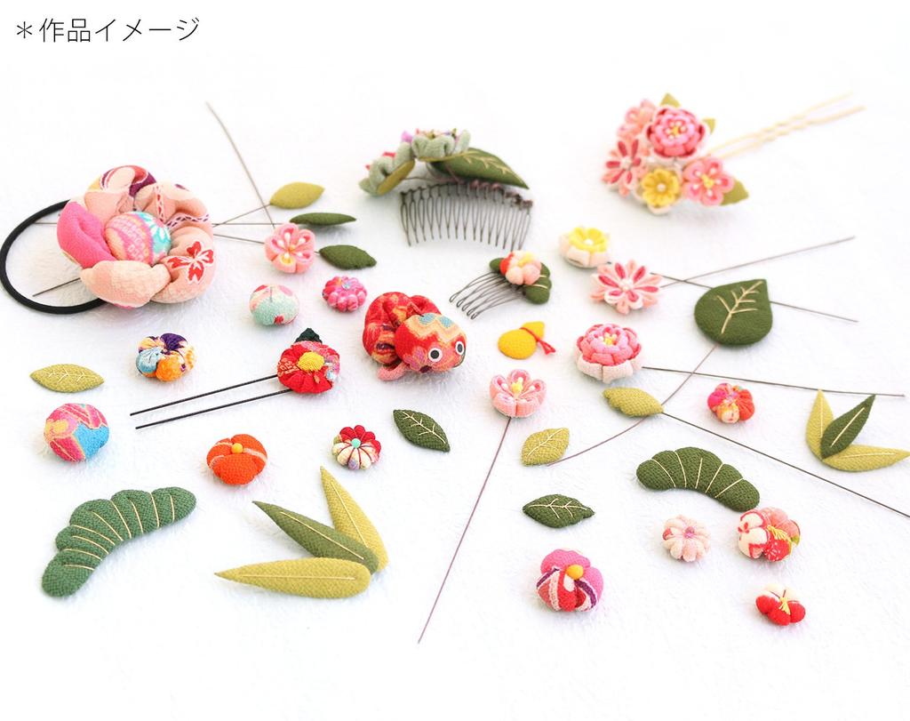 Nippon Chuko NBK Chirimen Craft Round Ichigoe Chirimen 15 Craft Supplies Pattern, 50mm, Pieces, S57G50,