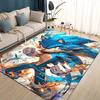 Cartoon 3D S-Sonics Retro Carpet Rug for Living Room Bedroom Home Sofa Decoration,Kids Play Non-slip Floor Mat
