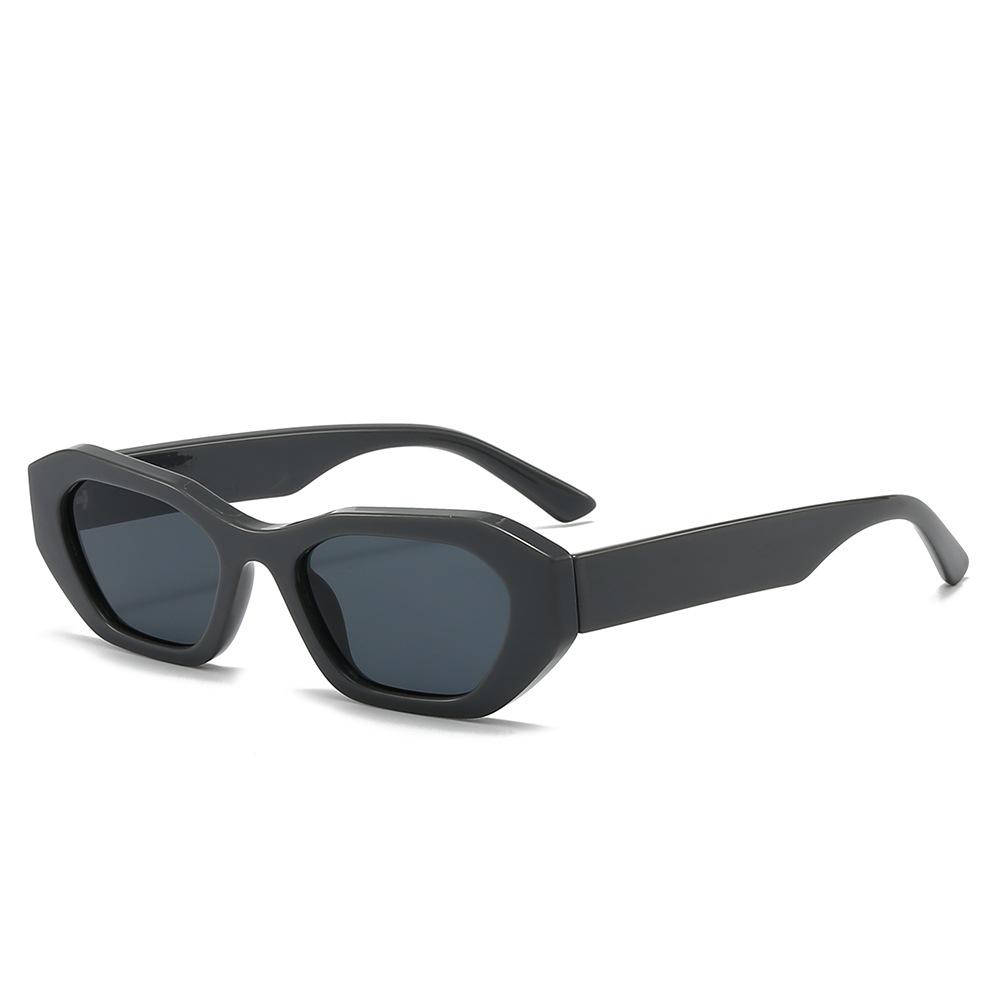 Fashion Personality Small Frame Irregular Sunglasses  Trend Personality Hip-Hop Concave Modelling Pc Sunglasses