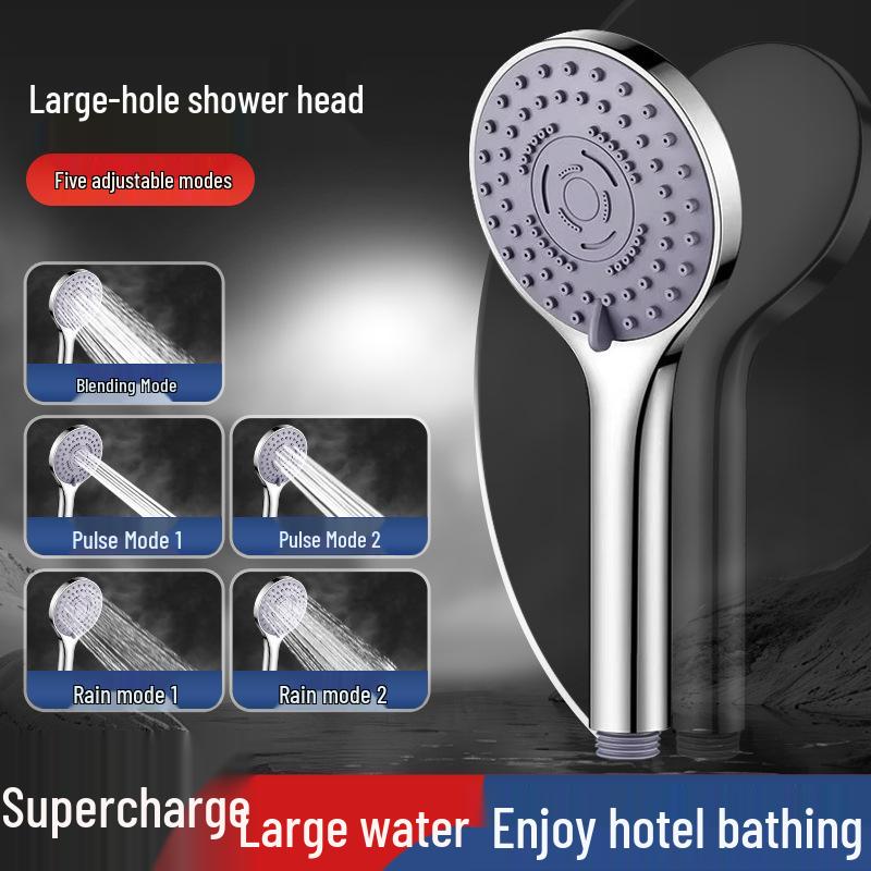 

Душевой комплект с большим напором и крупными отверстиями с смесителем и нагревателем для ванны