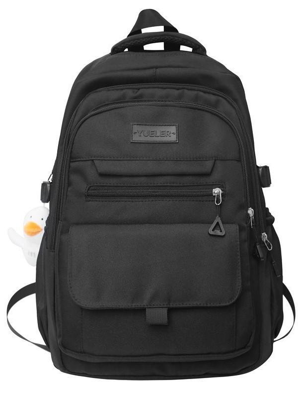 Nylon Freizeitrucksack für Teenager mit Design und mehreren Fächern für den Schulgebrauch