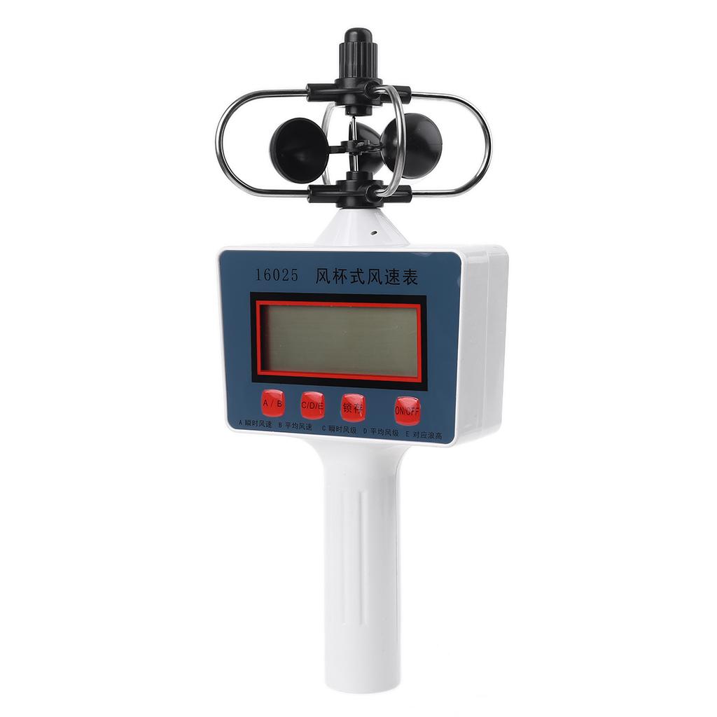 Portable High Sensitivity Anemometer LCD Display for Measuring Wind Instantaneous Wind Speed Average Wind Speed Durable