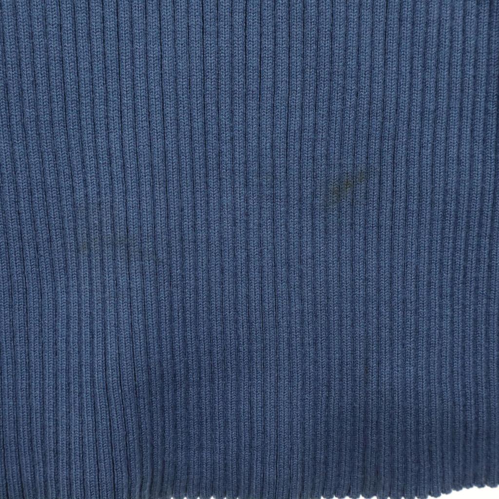 WONEM Long Sleeve Knit Long Dress F Blue Open Back Women Used