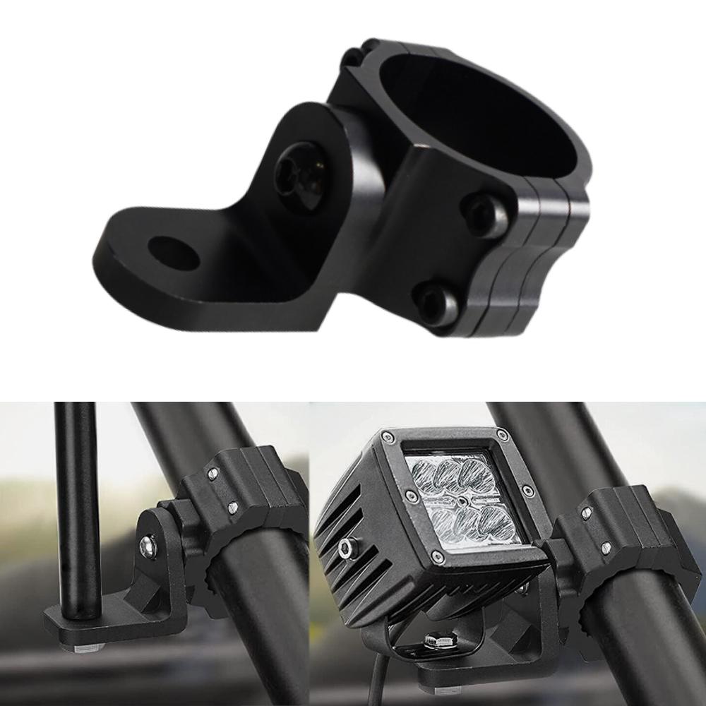 UTV LED Whip Light Mounts UTV Flag Mount Led Antenna Brackets For 1.75"-2" ATV Roll Bar for Polaris RZR Can-Am