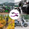 Motorcycle Clutch Levers 2pcs Aluminum Alloy Cylinder Clutch Lever Adjustable Rust-proof Motorbike Brake Lever Clear Shifting