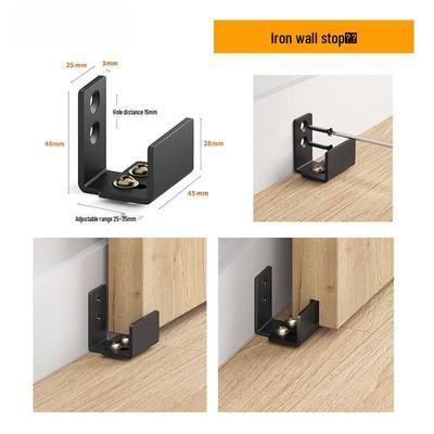 Wall-Mounted Sliding Door Stopper & Positioner