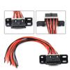 OBD2 Male to Dual Female Elbow Extension Cable with 16pins Available to Connected 1 IN 2 Converted OBD 2 Extender Adapter