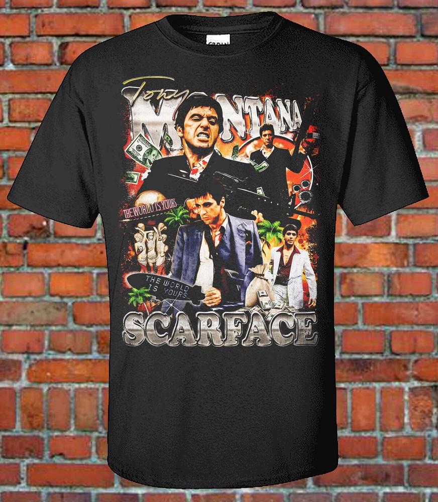 Scarface 90s Bootleg Style Graphic T shirt S