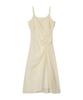 Marot Sheer Stripe Slip Dress_Cream