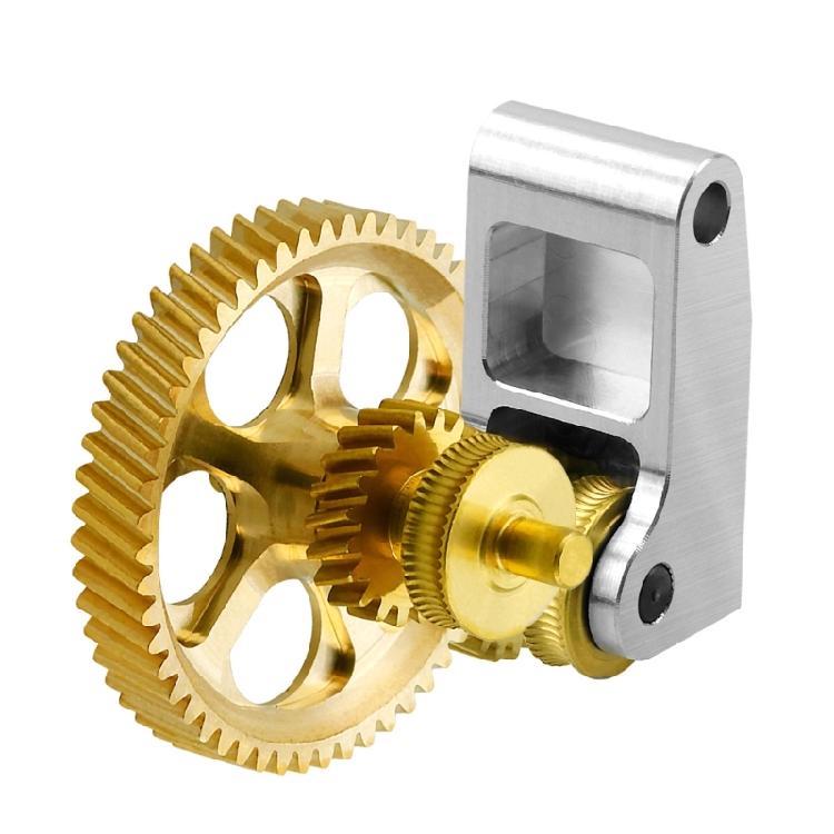 DLC Coated Steel Extruder Gears Assembly Minimizes Vibration for Lab P1S P1P X1 3D Printers