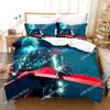 3D-Druck Spiel Metal Gear Rising Revengeance 3D Bettwäsche-Set Bettbezug Bettwäsche-Set Steppdecke Leinen Kissenbezüge Einzel Doppel Twin King Queen