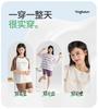 Yingbolun Girls' Pure Cotton Short Sleeved Shorts Set Summer Thin Home Clothes