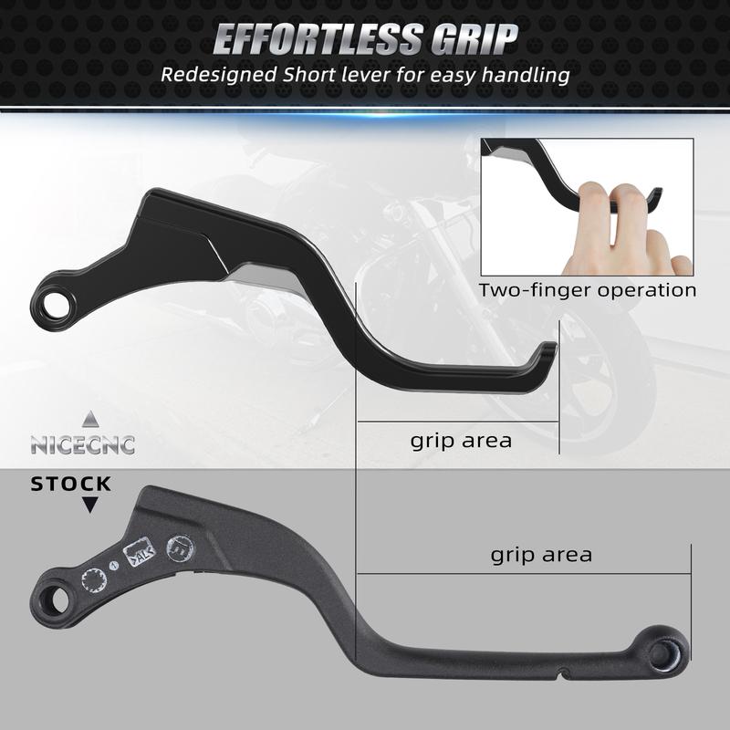 NICECNC For Harley Sportster S RH1250S 2021-2024 Short Brake Clutch Levers Pan America 1250 RA1250 21-24 Nightster RH975 22-24