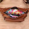 Men Waist Fanny Bags Sling Chest Bag Genuine Leather Casual Fashion Retro Cross Body Male Real Cowhide Loop Hip Belt Bum Bag