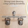 Space Saving No-Drill Towel Bar Punch-free Removable Towel Rack Bathroom Hanging Rod  Bathroom
