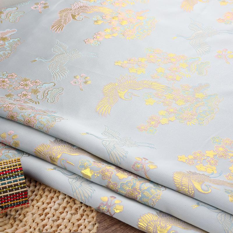 100*150cm High-grade Brocade Jacquard Fabric Satin Fabric Diy Sewing Hanfu Kimono Children's Clothing Chinese Costume Apparel