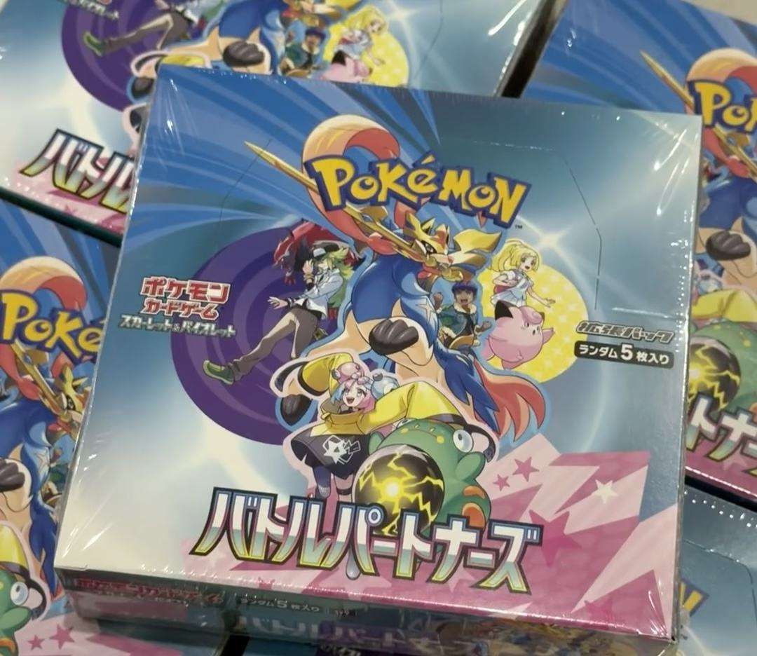 Pokemoned Japanese Version SV9 Battle Partners Booster Box Rare Collectible Trading Cards Board Game красный