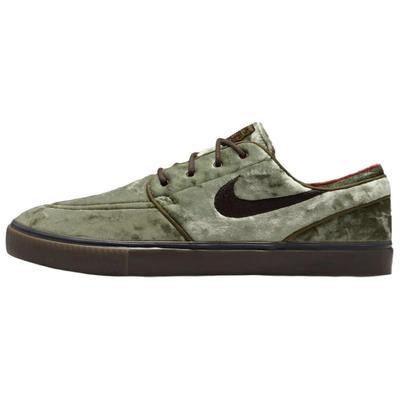 Sb Zoom Janoski OG+ Se Medium Olive Baroque Brown Dark Team Red Velvet Brown  Skateboard Shoes FZ1302-200