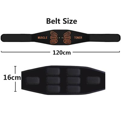 Pas do modelowania talii i brzucha Trener mięśni brzucha Inteligentny stymulator mięśni Domowa siłownia Biuro Trening Sprzęt fitness Ładowany przez USB