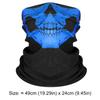 Halloween Ghost Full Face Mask Skull Scary Ghost Skeleton Motorcycle Cycling Headmask for Halloween Cosplay Balaclava Halloween