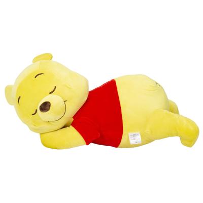 Morishita Disney Winnie the Pooh Körperkissen M 45cm Großes Stofftier Kissen Charakterartikel Schlafkissen Gelb 4620177