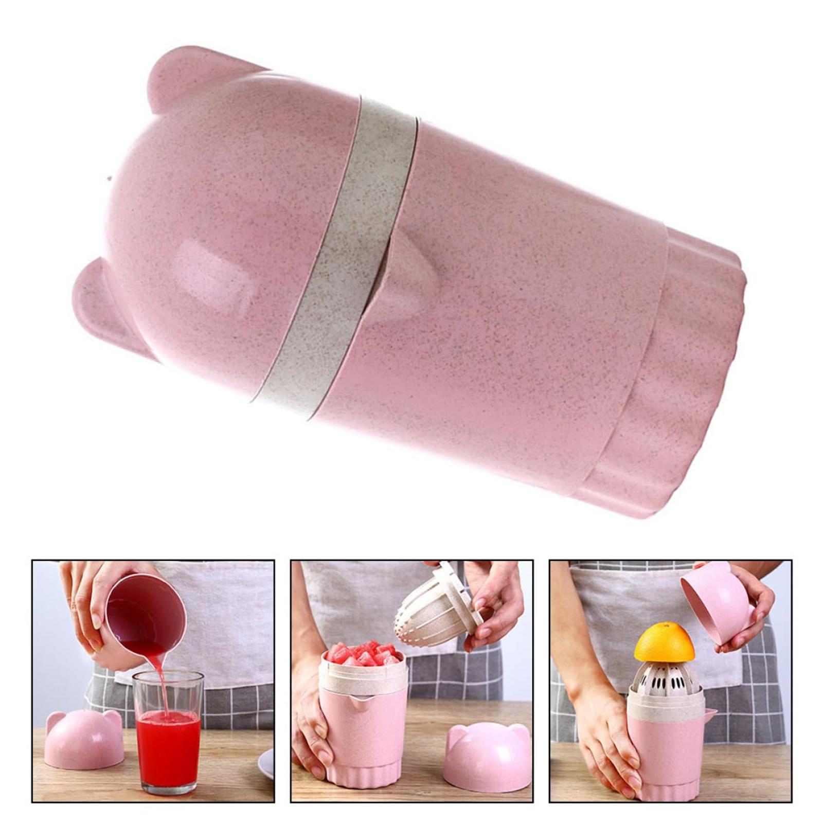 

Manual Fruit Juicer Hand Press Small Portable Orange Squeezer, Labor-saving Juicer Cup In For Home And Travel Use One Size