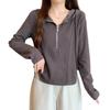2026 Spring Slimming Plus Size Versatile Women's Hooded Casual College Sweatshirt