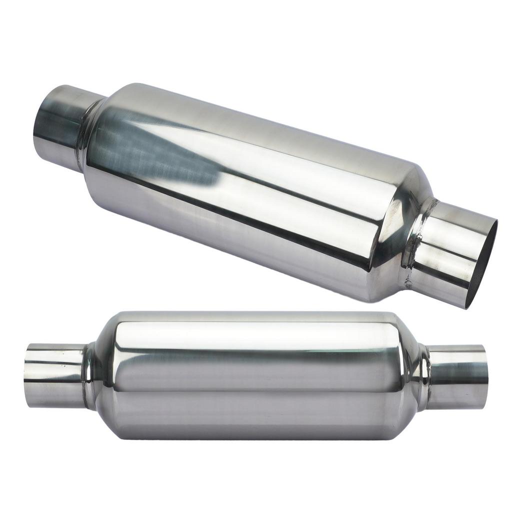 Universal Decorative Stainless Steel Silver Exhaust Muffler Pipe