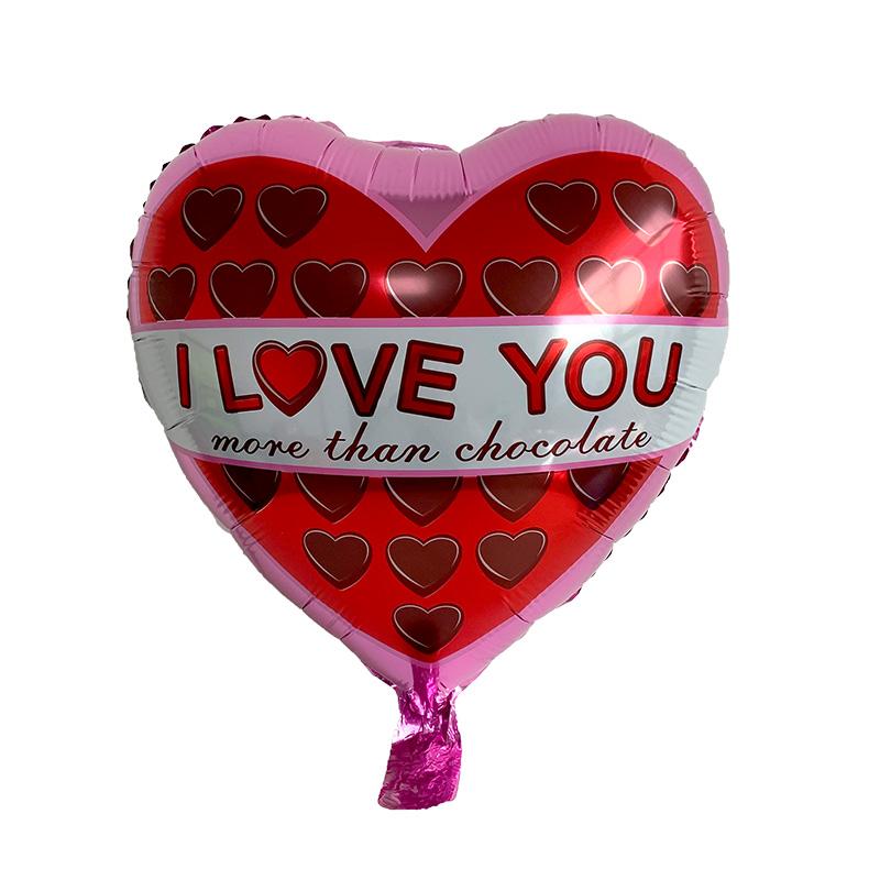 7pcs 18 Inch I LOVE You Heart Balloons Wedding Valentine's Day Decorations Marriage Propose Globos Wedding Balloon