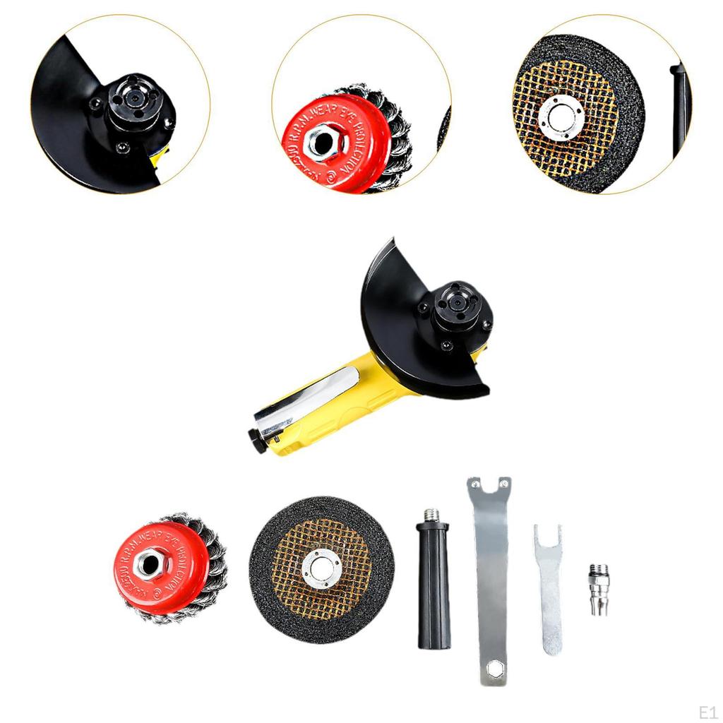 Handheld Pneumatic Grinder Air Grinding Equipment Portable Multifunction Effort Saving High Speed