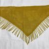 Autumn New Solid Color Triangle Fringe Wool Scarf Knitted Shawl Triangular Scarf Wrap