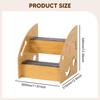 Dog Stair Pet Climbing Steps Wood Comfortable Wear Resistant Pet Stairs for Indoor Bed Couch Sofa Small Dogs and Cats