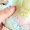 Soft Stress Ball Wax Cracking Squeeze Toy, Rainbow Gradient Fidget Relief Toy Crispy with Protective Cover, Party Favors Adult Reliever