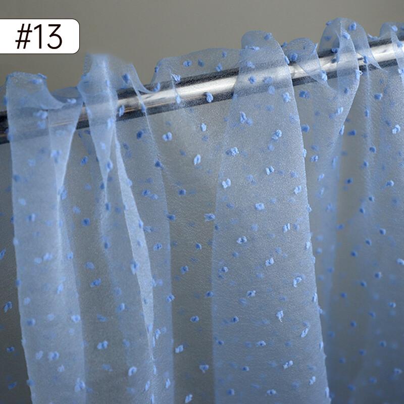 100X150Cm Bubble Flocking Dots Organza Tulle Fabric DIY Bridal Dress Wedding Decor Puff Skirt Net Fabric Summer Dress Children