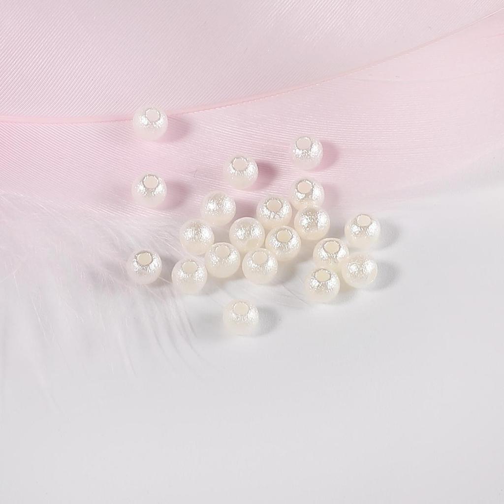 10-500Pcs ABS Wrinkled Pearl Beads for DIY Jewelry Craft Making Home Decoration Art Faux Pearls for Vase Fillers