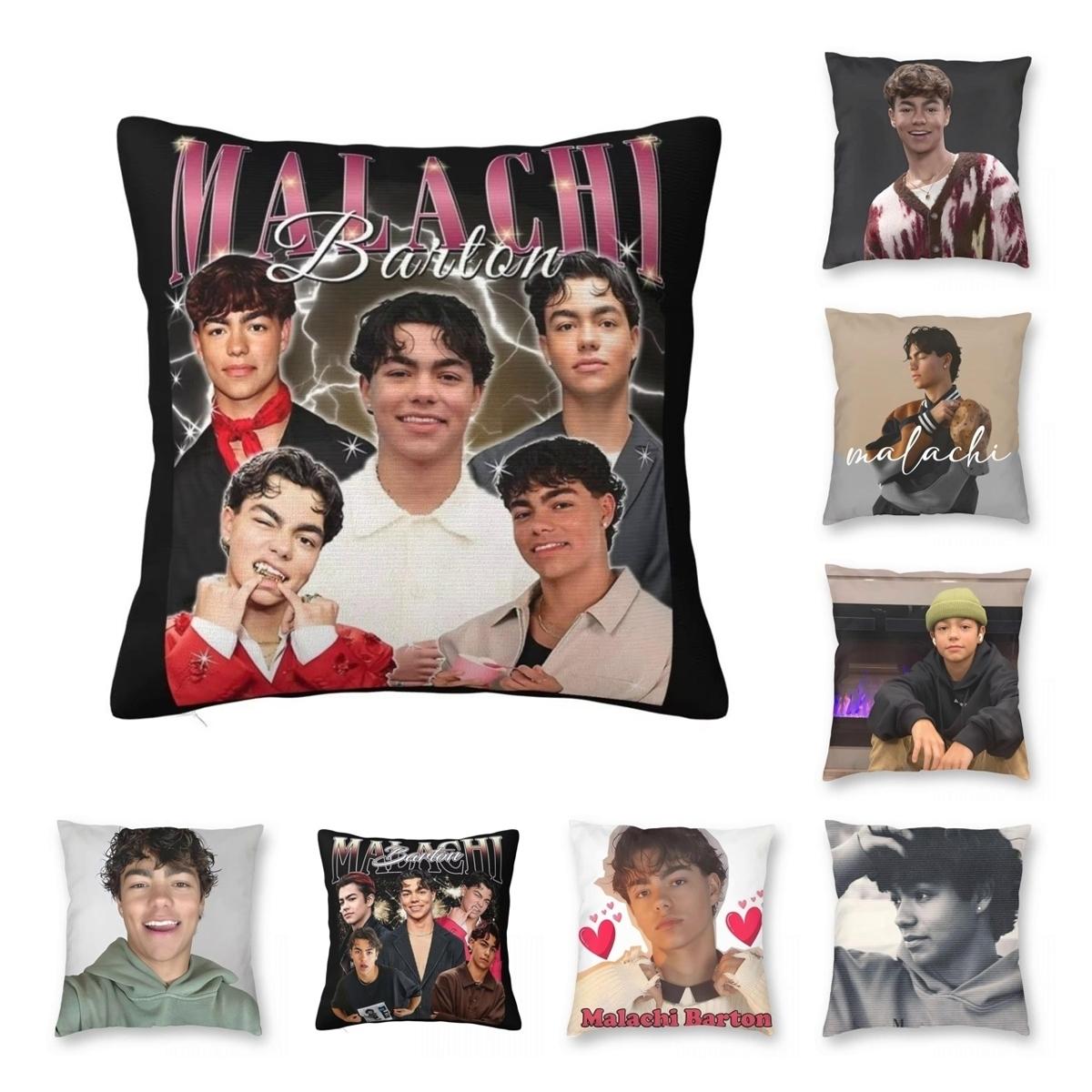 Tonnika Chen Unisex Malachi Barton Pillowcase Printing Fabric Cushion Cover Decor Throw Pillow Case Cover Home Zippered 45*45Cm