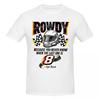 Kyle Busch 18 Racing Rowdy Rip Vintage T Shirts Graphic Y2k Gifts Cotton Unisex Wounisex Tshirt Tops