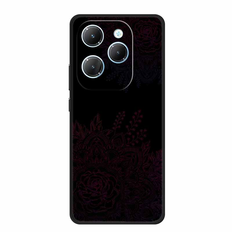 

Black Silicone Case For Tecno Spark 20 Pro 20C Pop 8 Go 2024 Spark 10 10C 10 Pro Phone Case Soft Back Cover Cartoon Cat Coque Tecno Pop 8